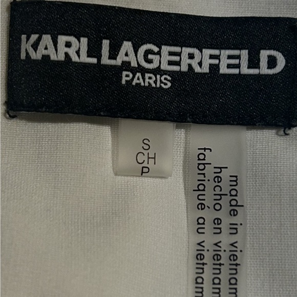 Karl Lagerfeld Paris Women’s Sleeveless Half ZipFront Stretch Size SP - Picture 7 of 7
